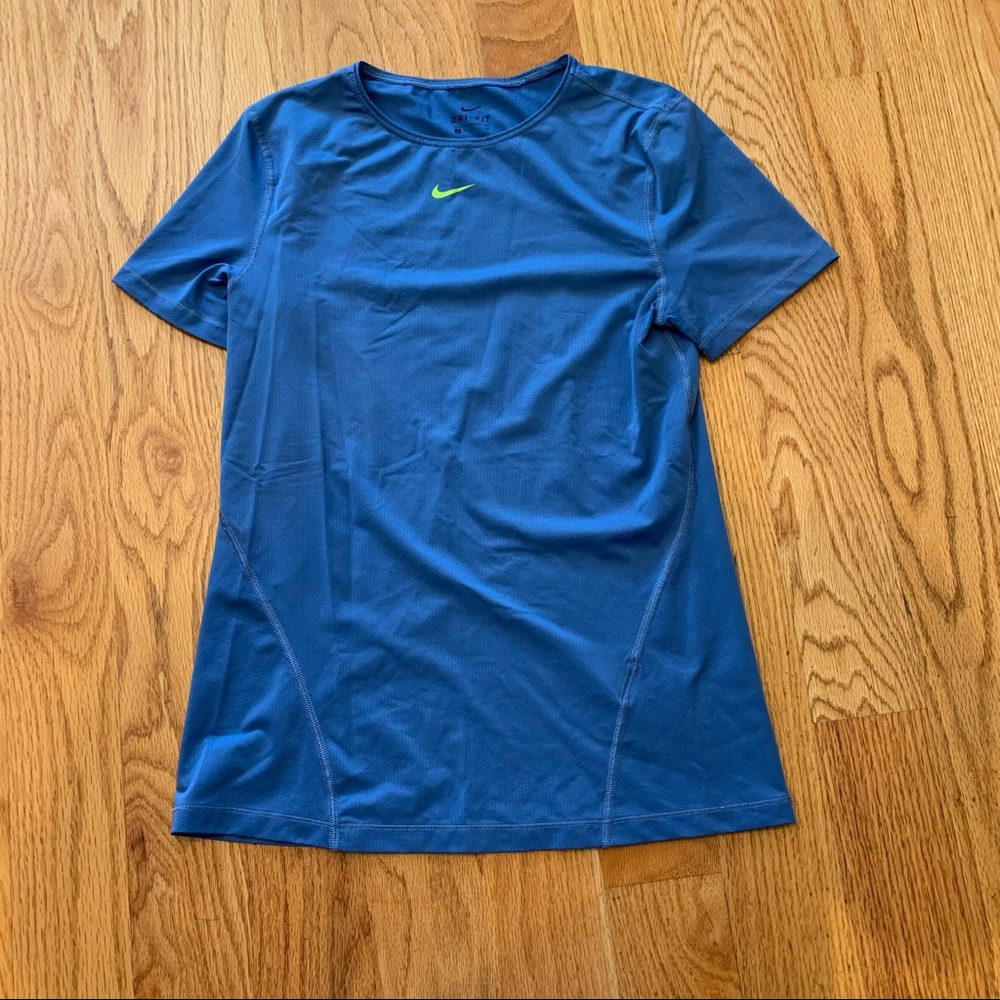 Nike Dri Fit Blue Workout Top - Size S